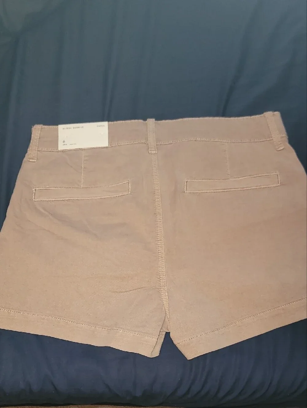 American Eagle Outfitters High-Waist Shorts in Light Taupe